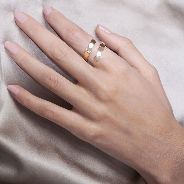 Luce Rose Gold and Diamond Ring